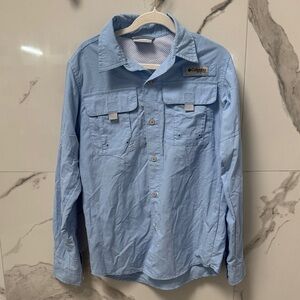 Columbia Kid's Sky Blue Long Sleeve Shirt